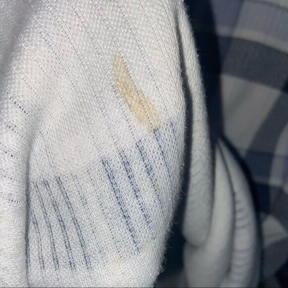 Vintage light blue plaid button up top - Picture 9 of 11